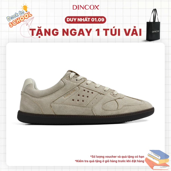 [NEW ARRIVAL] Giày Sneaker Nam Nữ Da Suede Cao Cấp Dincox Shoes DC50 TOFFEE