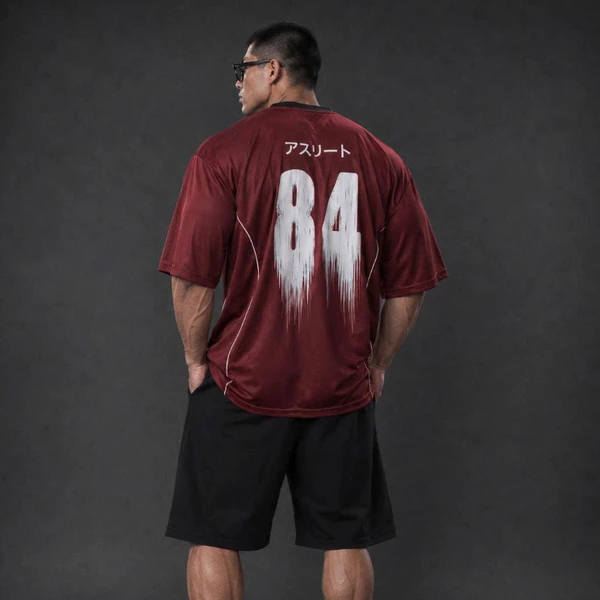 Áo Degrey Jersey Mesh Fabric DRIP RED - JERMESHDRIP