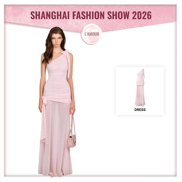 [MỞ BÁN] LSOUL - Đầm Maxi Lệch Vai Dáng Ôm Xếp Ly Thắt Nơ Hông Quyến Rũ Sang Trọng Vie Dress V26061718