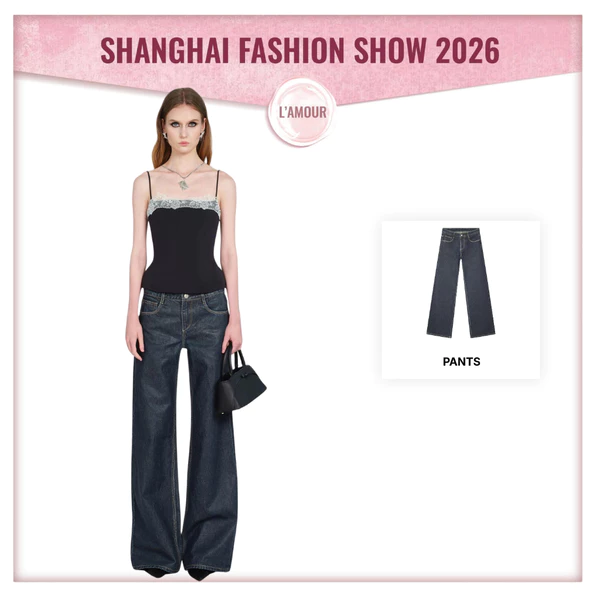 [DEAL MỞ BÁN] LSOUL - Nes Jean Quần Nữ Ống Suông Wash Xanh Đậm Dáng Suông Thời Trang J26060833