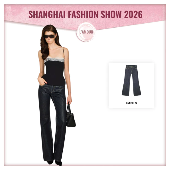 [DEAL MỞ BÁN] LSOUL - Nata Jeans Quần Dáng Ống Loe Phủ Bóng Cao Cấp J26060832