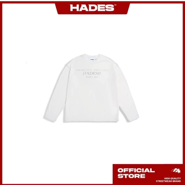 ÁO THUN HADES VINGT- SIX LONGSLEEVES - WHITE
