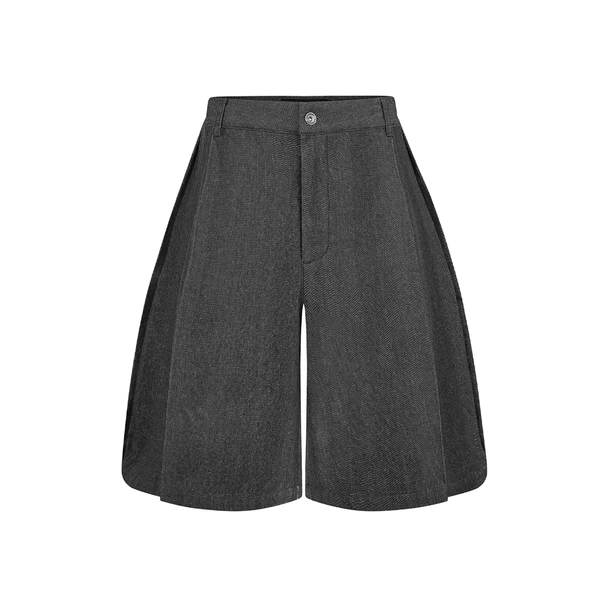 Quần Short Unisex Raw Denim Ống Rộng - Ivankov Harmony Raw Denim Wide Bermuda