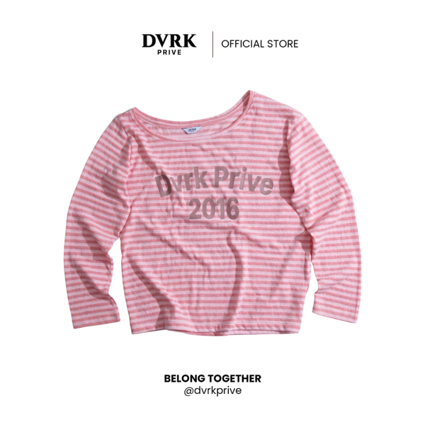 Áo Trễ Vai Nữ Tay Dài DVRK Privé 2016 Kiểu Dáng Loose Fit Lệch Vai Rộng Rãi Thoải Mái Local Brand
