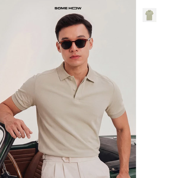 [New9] Áo Polo Slimfit Rã Vai Early Autumn Chất Liệu Cá Sấu Cvc Thoáng Khí Thoải Mái, PL0254 SOME HOW STORE