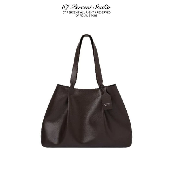 Túi Xách Da Xếp Ly Thời Trang 67PERCENT/67% - SLOPE TOTE BAG