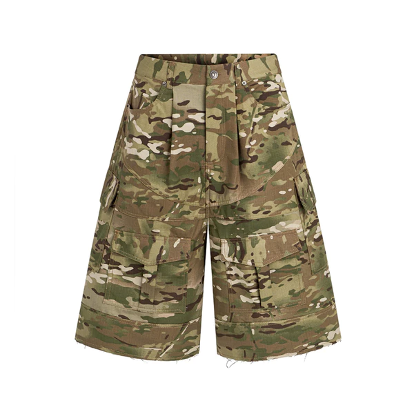 Quần Short Túi Hộp Kaki Màu Camo - Ivankov Engine Khaki Cargo Short