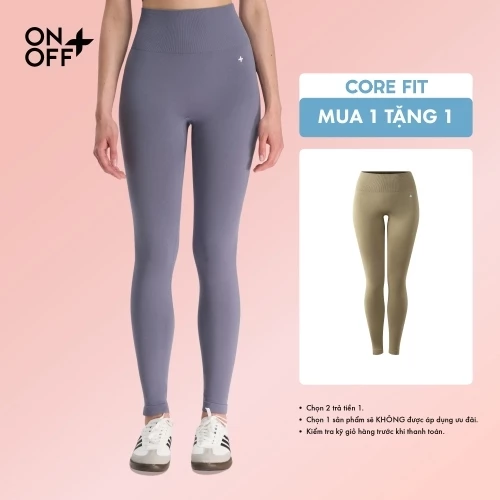 RE:ON CORE FIT | Quần legging thể thao dòng dệt Seamless liền mạch định hình mông, tôn dáng gọn gàng ONOFF - 16BL26A540