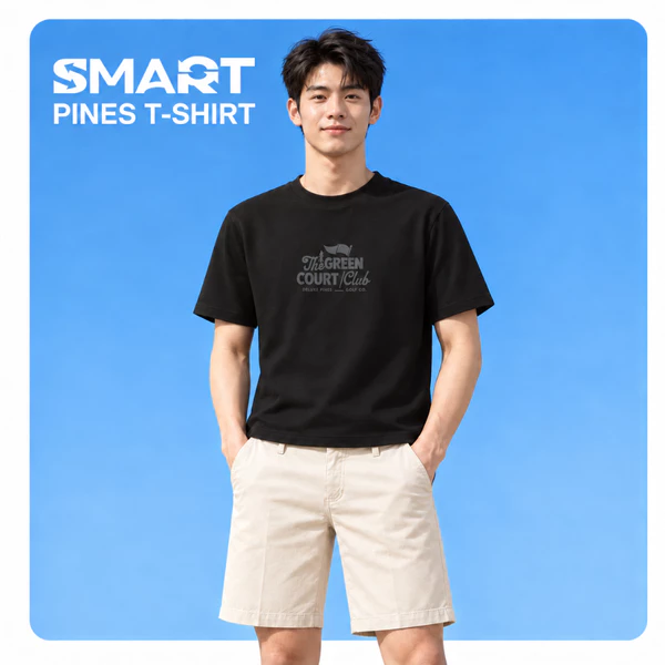Áo Thun Nam SMART PINES T-SHIRT TORANO Thiết Kế Họa Tiết Nam Tính, Chất Liệu Cao Cấp, Thoải Mái HSTS801