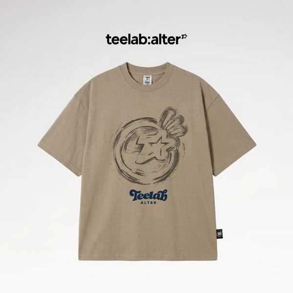 Áo Thun Teelab Alter Oversized Cotton TI STAR Scribble Tee TS436