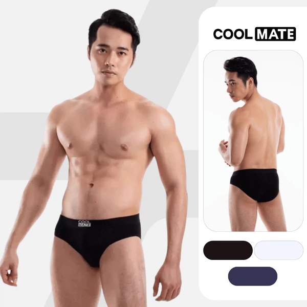 Quần lót nam tam giác Brief Bamboo kháng khuẩn Coolmate