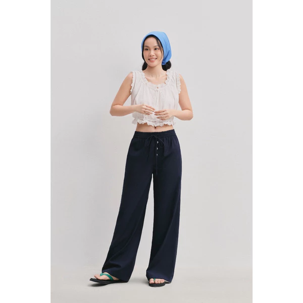 Quần LIBÉ dáng relaxed, ống suông rộng 7851