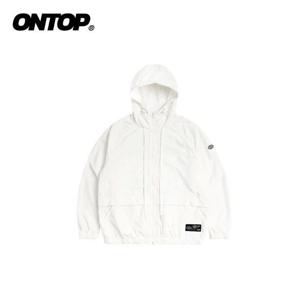 Áo khoác gió trekking nữ ONTOP vải dù nhăn mỏng nhẹ thoáng khí có mũ chống nắng Airflow Windbreaker Jacket | O-AK18-TK