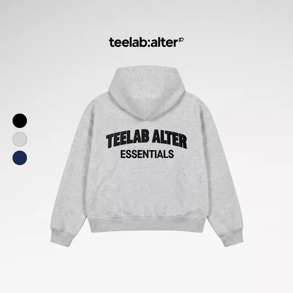 Hoodie Zip Nỉ Teelab Alter Relaxed Fit Fleece Essentials FW26 Hoodie Zip HD146