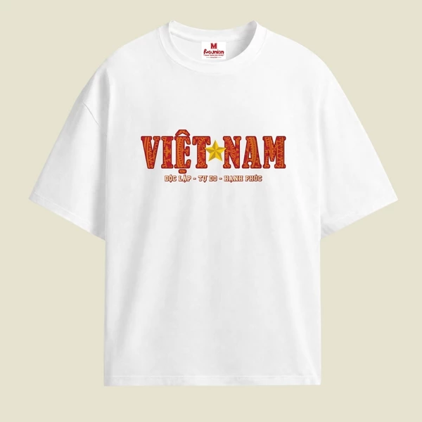 RNC VIETNAM T-shirt - Áo Thun In Hình, Áo Phông Nam Nữ Form Oversize Brand REUNION TS364