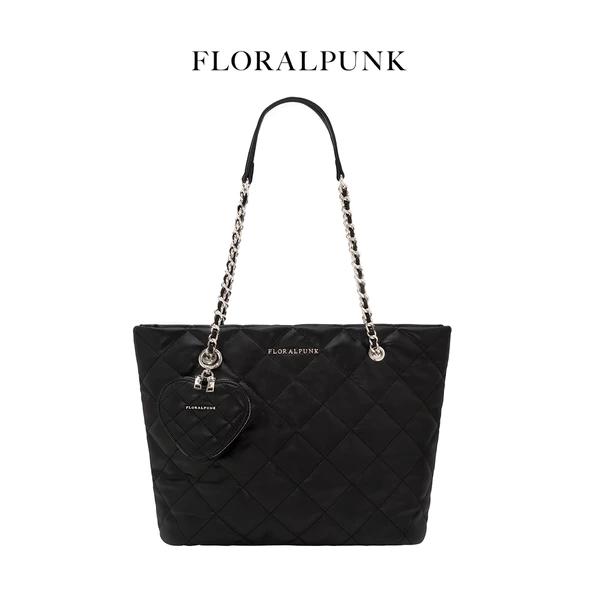 [NEW] Túi xách Floralpunk Ivy Chain Tote - Black - Chất liệu da PU - Đeo chéo/ đeo vai/ xách tay