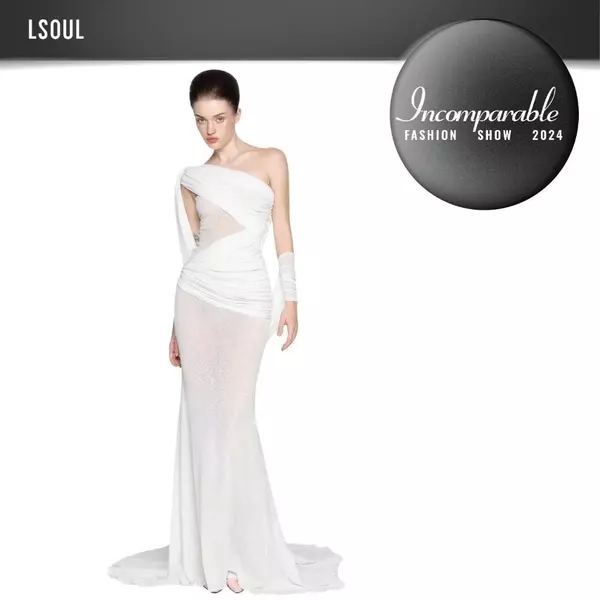 [INCOMPARABLE] LSOUL - Đầm Maxi Quấn Vai Ôm Dáng Xếp Ly Sang Trọng Đi Tiệc Gabriella Dress V24061612