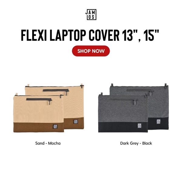 Flexi Laptop Cover - Túi chống sốc laptop 13 15 inch lắp ráp túi ngoài, dây đeo rời
