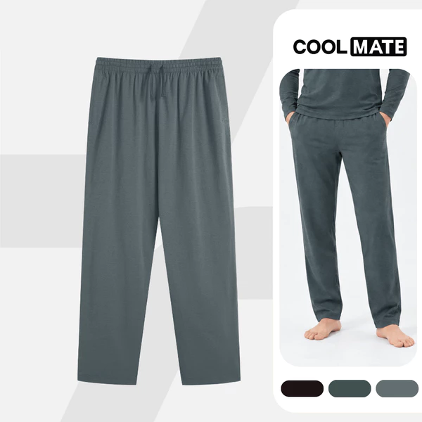 [MỚI]Quần dài nam Cotton Feel siêu nhẹ, giữ ấm co giãn mềm mịn, giữ form dáng Coolmate