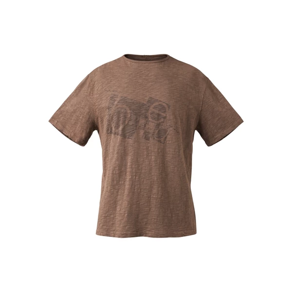 Áo Thun Unisex Màu Nâu Đất Họa Tiết ‘Beuter Blocks’ Regular Fit - BEUTER® ‘Beuter Blocks’ T-SHIRT - BROWN