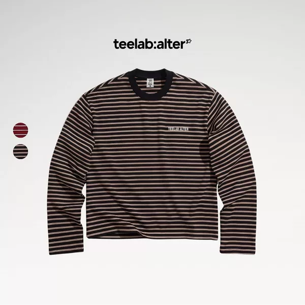 Áo Thun Dài Tay Teelab Alter Regular Cotton Striped Long Sleeve TS449