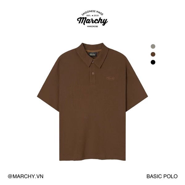 MARCHY - Basic Polo - Áo tay ngắn có cổ