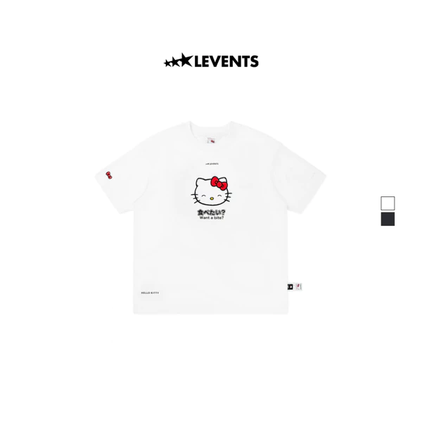 Levents® x Hello Kitty | Áo Thun Joy Icon Heavyweight Oversized Tee