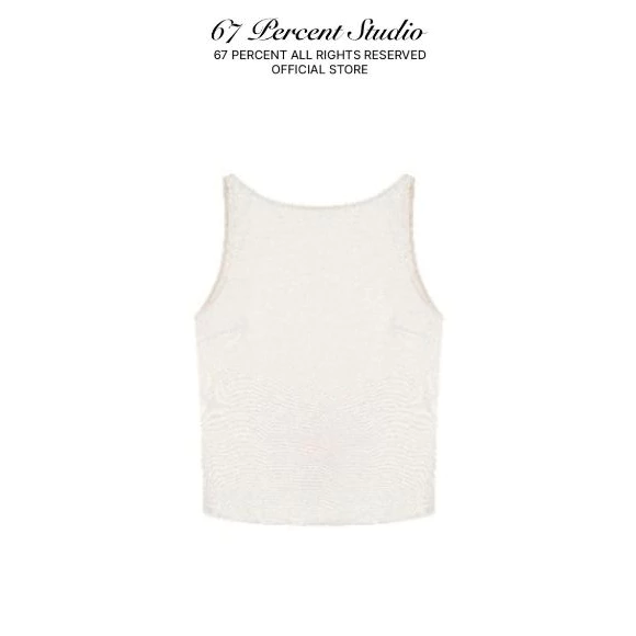 Áo Ba Lỗ Vải Lụa Cột Dây 67PERCENT/67% - SATIN TOP