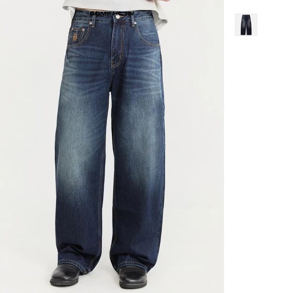 Quần Jean Relaxed Blue Deep Arden Athletic, Chất Liệu Jean Cotton Năng Động Cá Tính, QJ0155, SOME HOW STORE