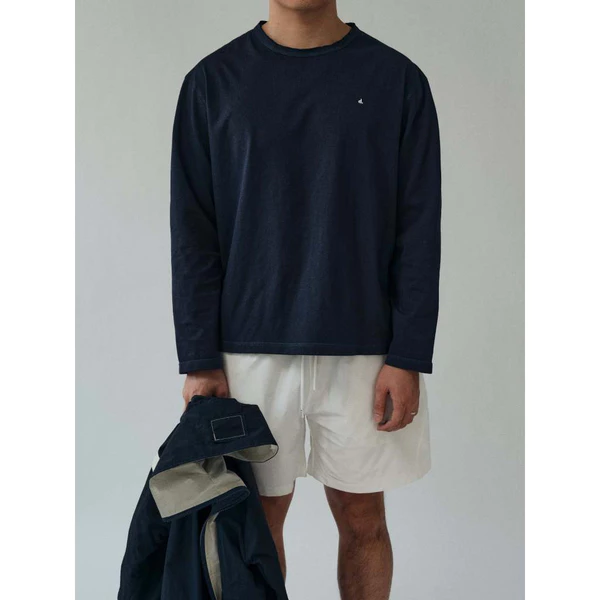 basé LONG SLEEVE 04 - Áo Phông Dài Tay Cổ Rách - de basé