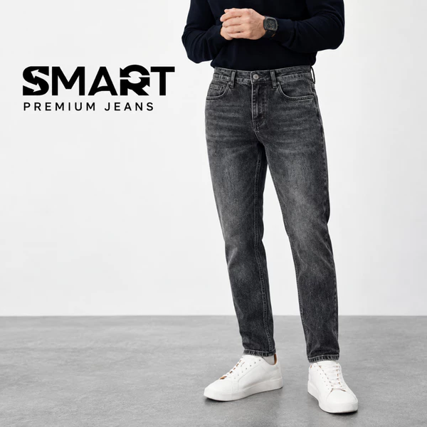 Quần Jeans nam PREMIUM JEANS TORANO dáng basic Slim Co Giãn Tốt, Không Bai Xù, Bền Màu, Phom Trẻ Trung GABJ301