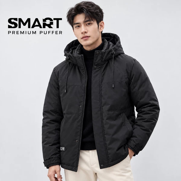 Áo Khoác Phao Nam Đại Hàn lót bông PREMIUM PUFFER JACKET TORANO mũ rời may mác dệt, siêu giữ nhiệt, cản gió tốt GWCP302