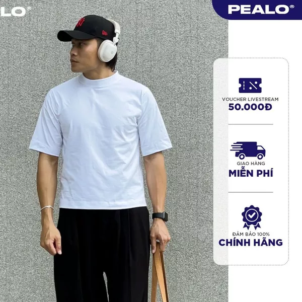 Áo thun nam nữ PEALO form Boxy cotton 250gsm SPT2