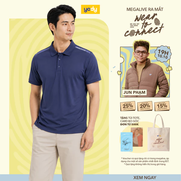 Áo Polo Nam Yody Thể Thao Siêu Nhẹ Thoáng Khí MAPO26A069