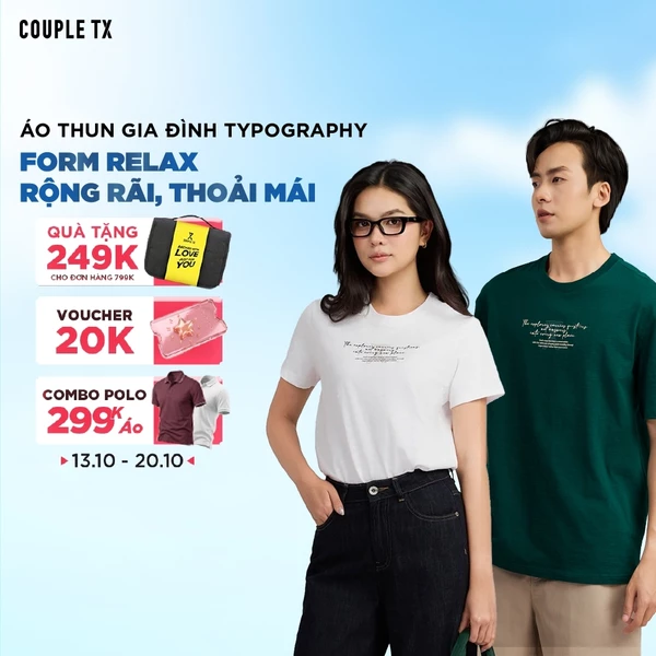 Áo Thun Gia Đình Couple TX In Explorer Thun Slub Form Rộng TS 527