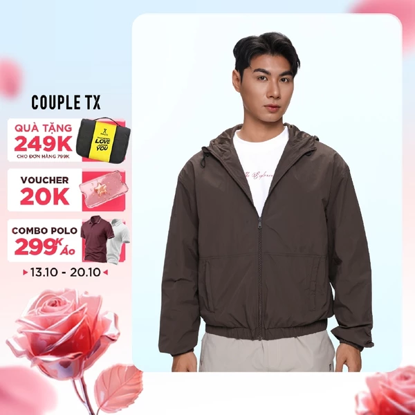 Áo Khoác Dù Nam Couple TX 2 Lớp Cản Gió Trơn Basic Nhiều Màu Phối Lưới Thoáng Khí Form Rộng MOP 1099