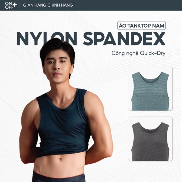 Áo ba lỗ nam thể thao Công nghệ Quick-Dry siêu khô thoáng mềm mịn nhẹ làm mát nhanh - ONOFF 18TS24A260