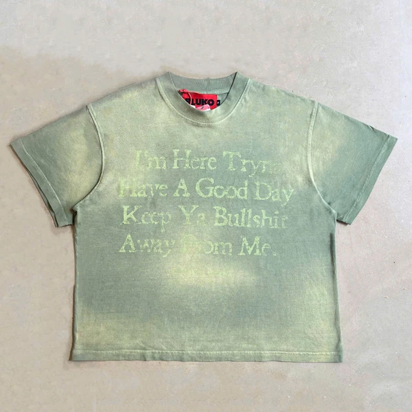 Áo Thun Washed Bluko Quote24 V2 Washed T-shirt