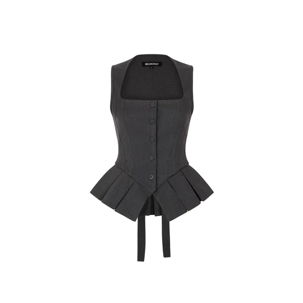 Áo xếp li tầng Clarisse Bustier Top Melancholy