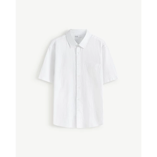 Áo Sơ Mi Tay Ngắn Nam Dobby Form Fitted - Routine 10F25SHS005