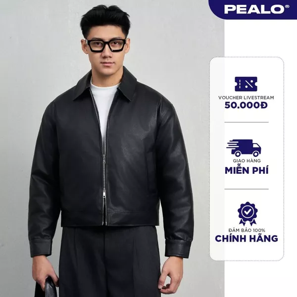 Áo khoác da microfiber PEALO may theo yêu cầu