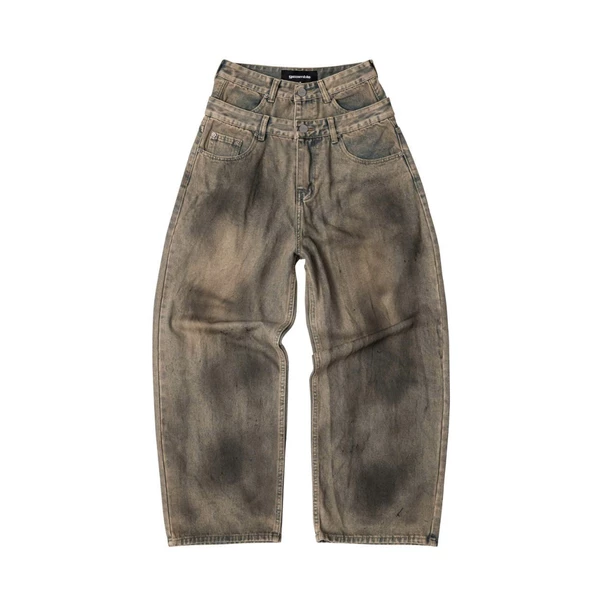 DOUBLE-WAISTED BAGGY JEANS / QUẦN JEAN HAI LƯNG / MOONROCK