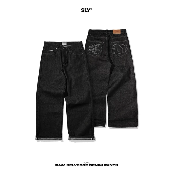 Quần Jeans SLY Raw Denim Selvedge Pants