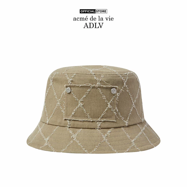 Mũ Bucket ADLV Diamond Washing màu Nâu nhạt - Hàng chính hãng