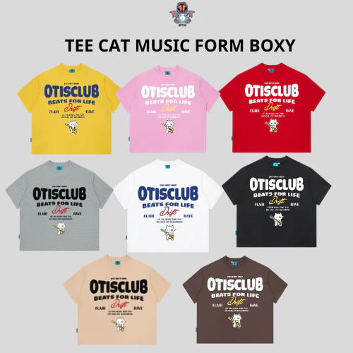 [ BST 2026 ] Áo thun unisex Local Brand Otis Club - Tee CAT MUSIC