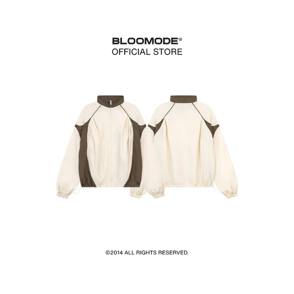BLOOMODE® STUDDED ZIP-UP JACKET
