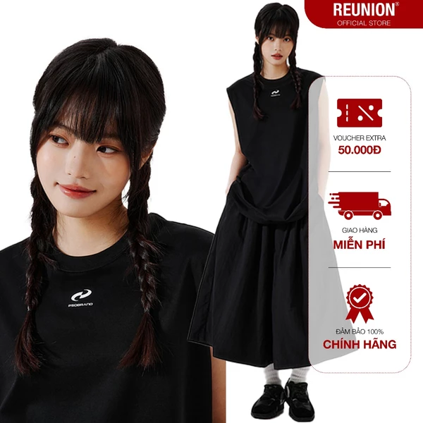 Áo Tank Top Nam Nữ REUNION In Họa Tiết LOGO, Áo Ba Lỗ Sát Nách Nam Nữ Cotton Cá Tính TT24
