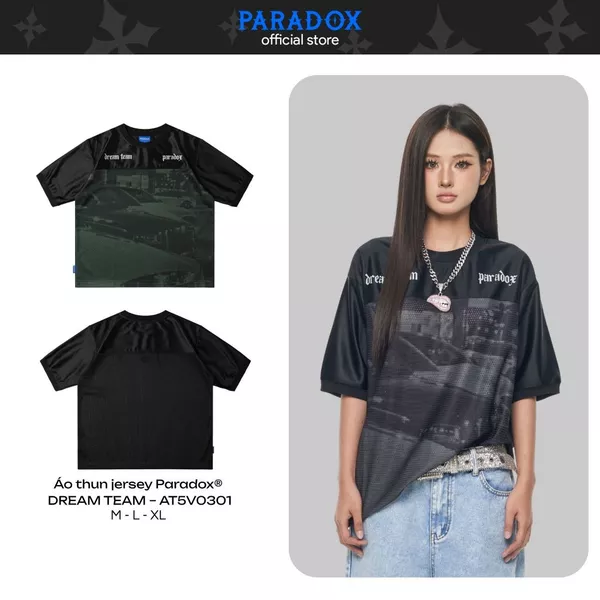 Áo Thun oversize Paradox DREAM TEAM JERSEY TEE  AT5V0301