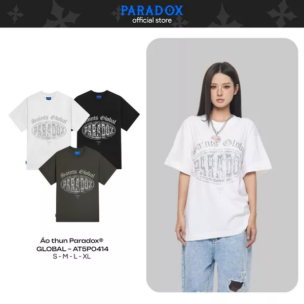 Áo thun GLOBAL Cotton PARADOX AT5P0414