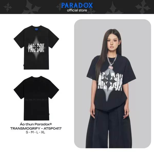 Áo thun TRANSMOGRIFY Cotton PARADOX AT5P0417